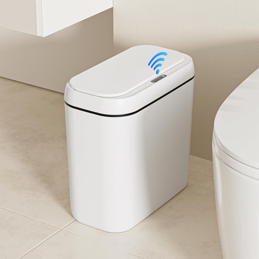 Sensor Mülleimer mit Sensor 15L Leise USB Elektrischer Mülleimer Sensors Wasserdicht Mülleimers Elek