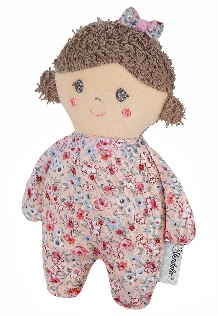Sterntaler Spielpuppe S Amelie & 3001451 Spielpuppe, Integrierte Rassel, Alter: Für Babys ab der Geb