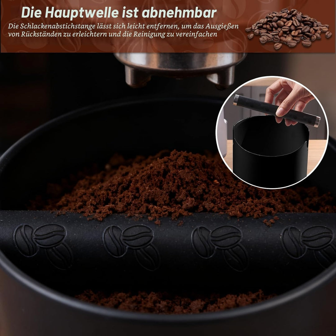 Abklopfbehälter für Siebträger Espresso-Abschlagbox Knock Box Kaffeesatz Abschlagbehälter mit Heraus