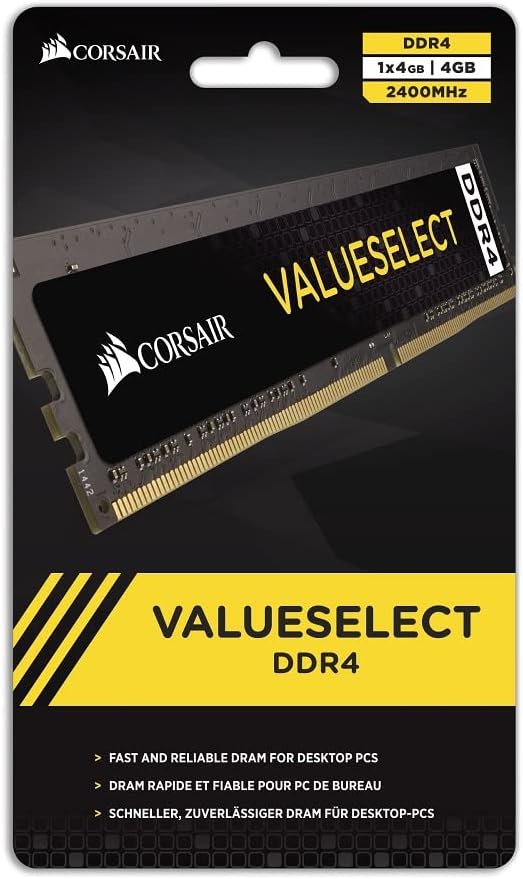 CORSAIR Value Select- 32GB (1x 32GB) DDR4 2666 C18 1.2V 1 x 32 GB, 1 x 32 GB