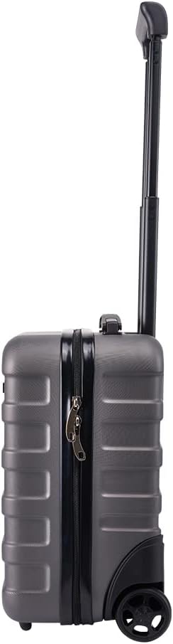 Cabin Max Anode Hardscalen Handgepäck Trolley-Koffer für Untersitz, 24 l, Wizz Air 40x30x20cm, (Grau