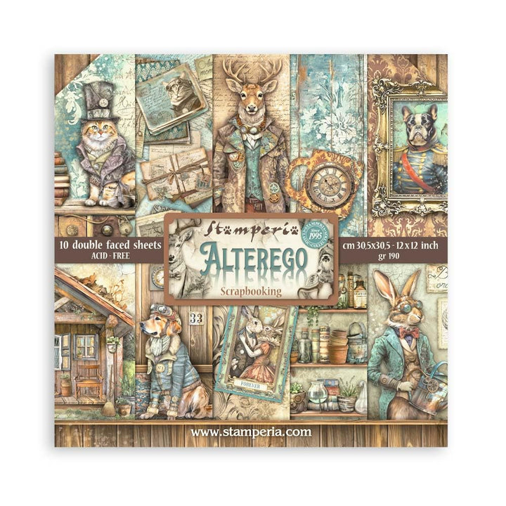 Stamperia - Scrapbook Paper Pad for Scrapbooking, Albums, Card Making, Bullet Journalling and More,