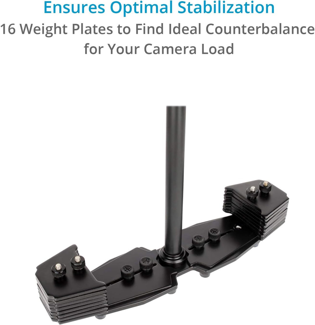 FLYCAM Redking Quick Balancing Videokamera-Stabilisator mit Dovetail schnelle freigeben | Aluminium