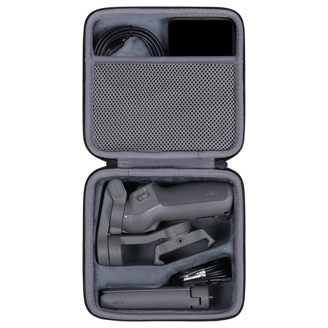 co2CREA Harte Reiseschutzhülle Etui Tasche für DJI OM 5 /OM 4 /OM 4 SE/Osmo Mobile 3 Gimbal 3-Achsen