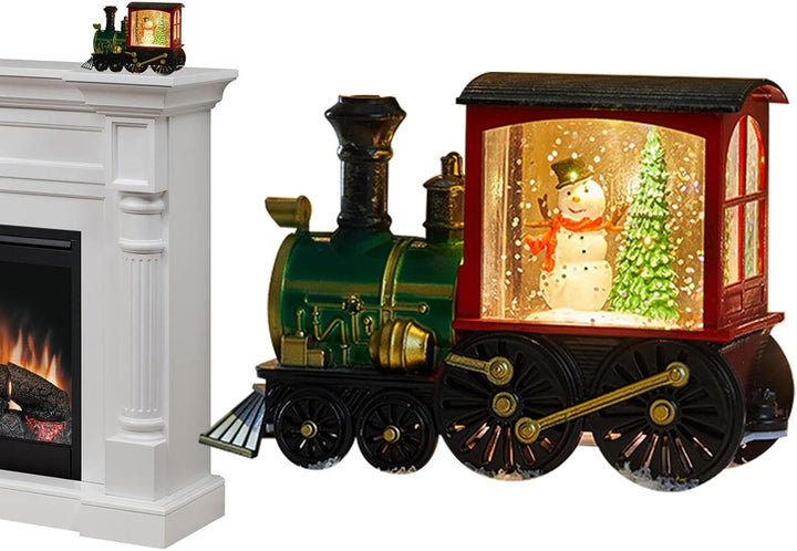 Weihnachtszug Schneekugel Vintage Zug Schneekugel Urlaub Glitzer Schneekugel Festliche Dekoration Sc