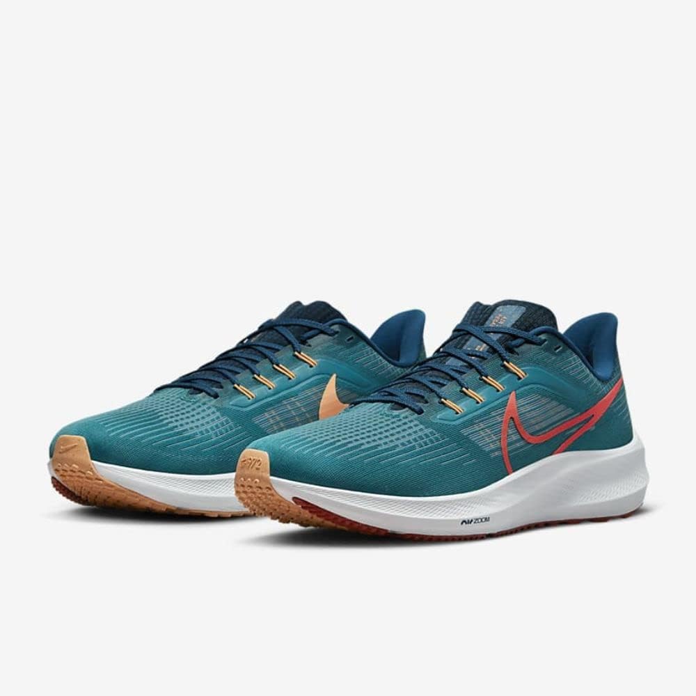 Nike Pegasus 39 Herren Laufschuh 41 EU Bright Spruce Lt Crimson Valerian Blue, 41 EU Bright Spruce L