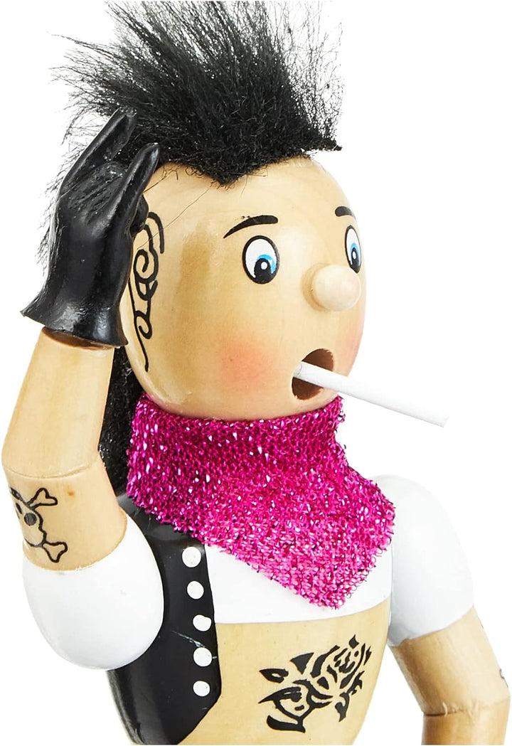 Dekohelden24 Räucherfrau als Punk Lady, ca. 19 cm, 521101, Punk Lady