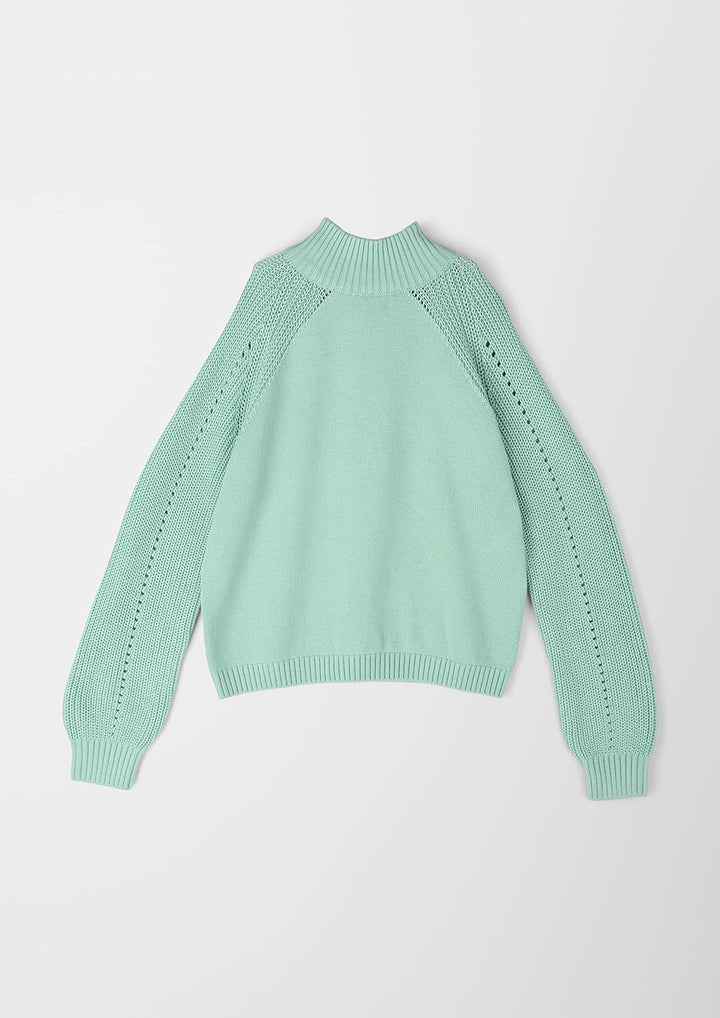 s.Oliver Mädchen Pullover, Grün 7225