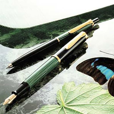 Pelikan F_llhalter M600 Suberen gr_nen Streifen EF extra fein M600 (Japan-Import)