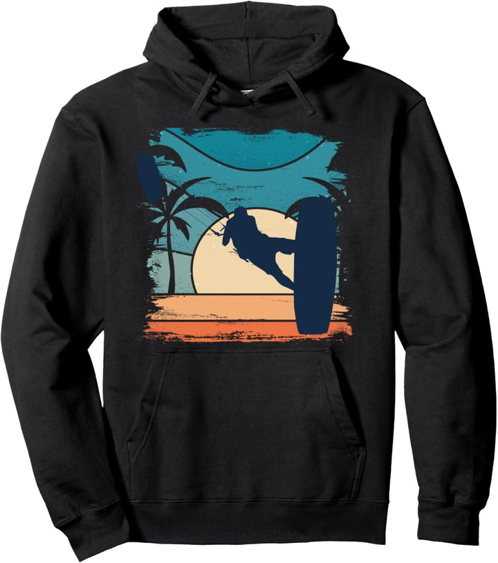 Sommerurlaub Surfer Kitesurfen Pullover Hoodie