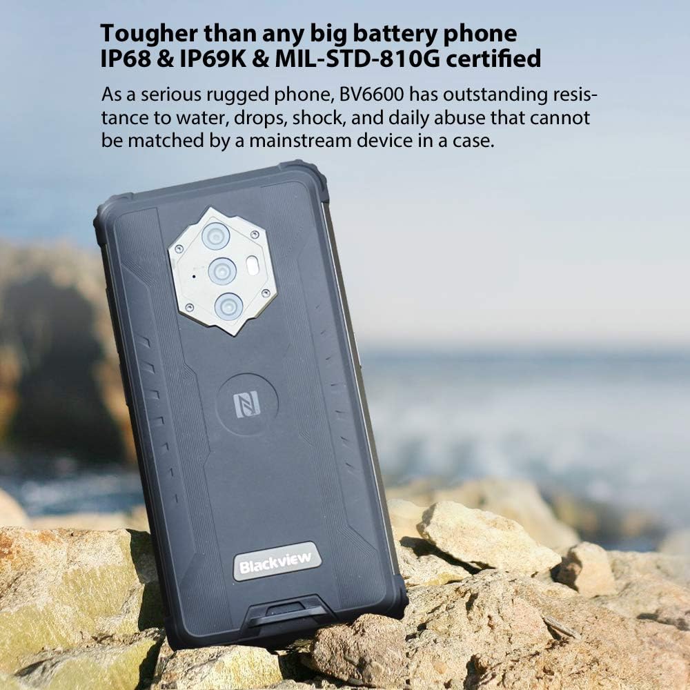 Blackview BV6600 - Smartphone 64GB, 4GB RAM, Dual SIM, Orange, Orange