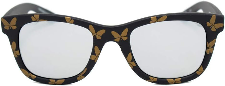 Italia Independent Damen 0090T-FLW-071 Sonnenbrille, Mehrfarbig (Negro/Marrón), 50