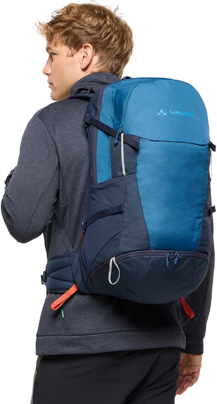 VAUDE Wanderrucksack Wizard 30+4, wasserabweisender Rucksack Damen & Herren, komfortabler Trekkingru