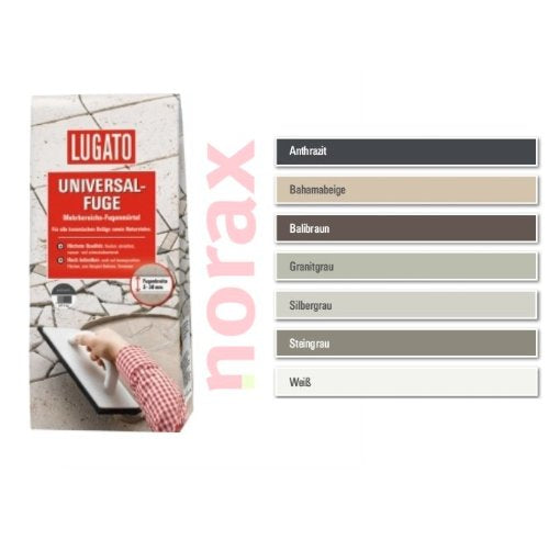 Lugato Universal-Fuge 5 kg silbergrau - Mehrbereichs-Fugenmörtel