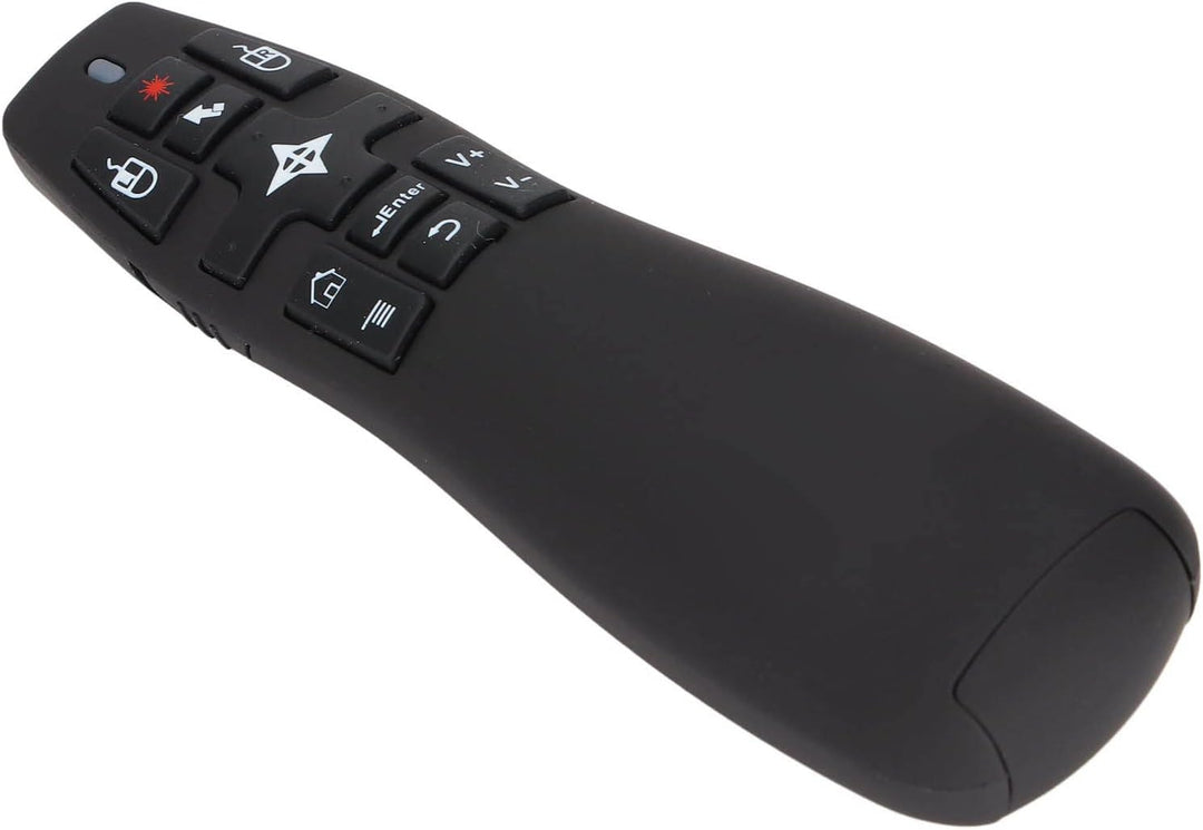 Präsentationsklicker mit Air Mouse, 2,4 G Ergonomisches Design, Kabellose Presenter-Fernbedienung fü