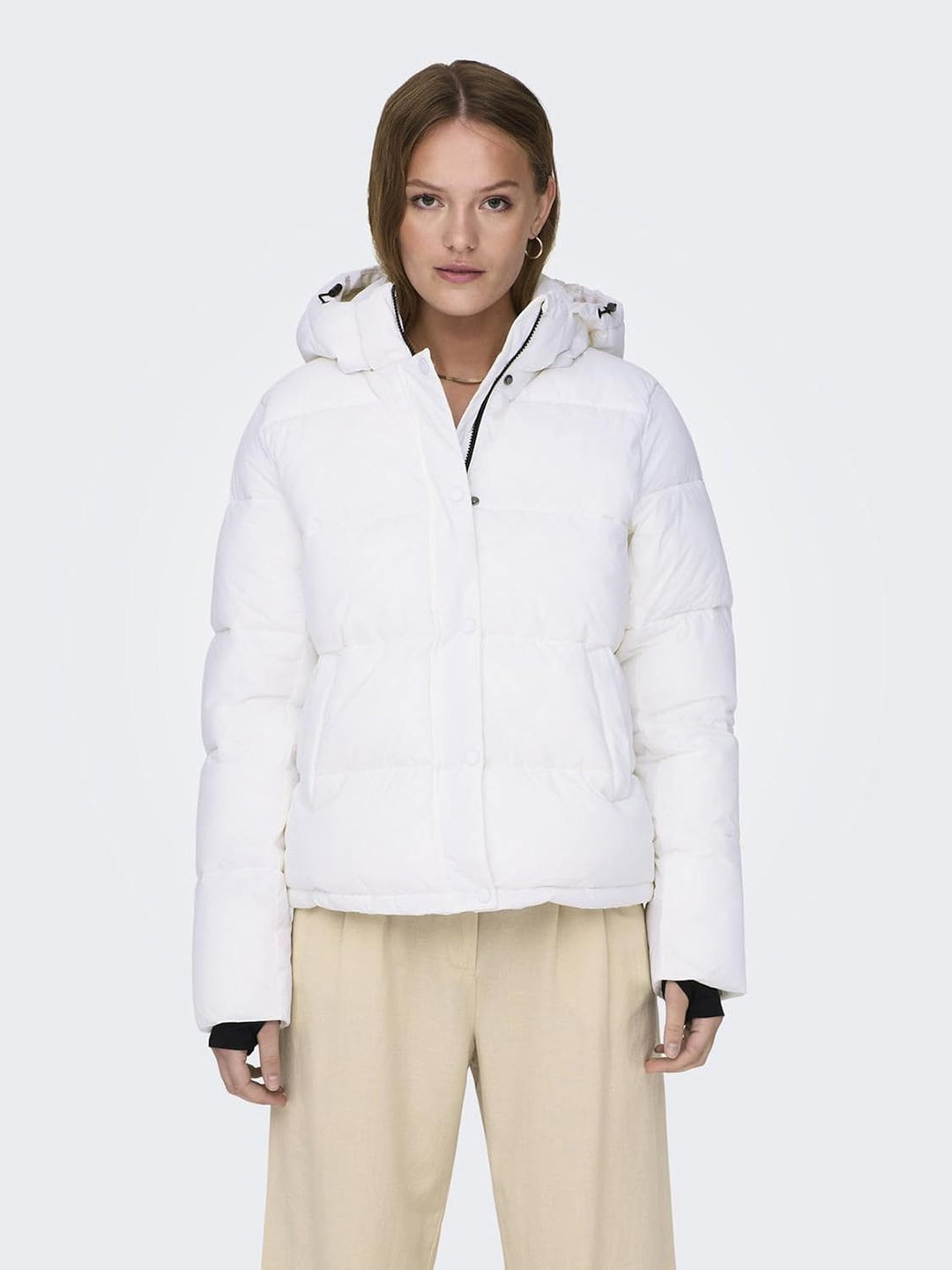 ONLY Female Daunenjacke ONLANN Daunenjacke M Bright White, M Bright White