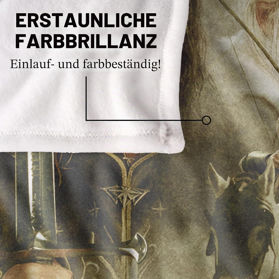 Lord of THE RINGSDer Herr der Ringe Seidige Kuscheldecke, Optimalweich, 152 x 127 cm