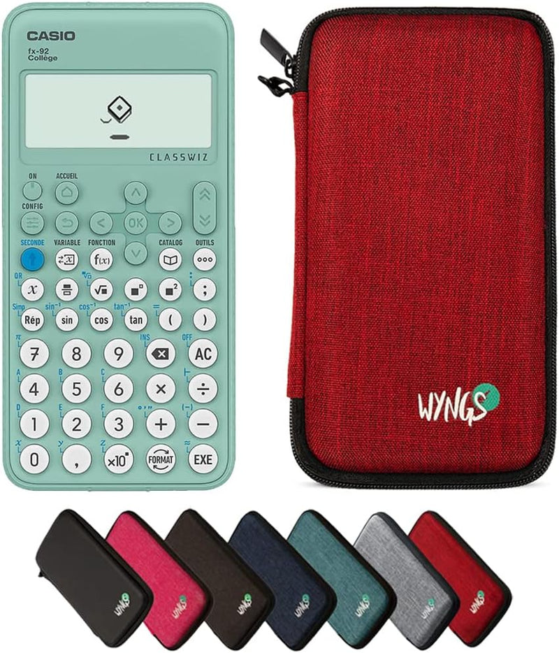 CALCUSO Sparpaket: Casio FX-92 College ClassWiz technisch-wissenschaftlicher Schulrechner + WYNGS Sc