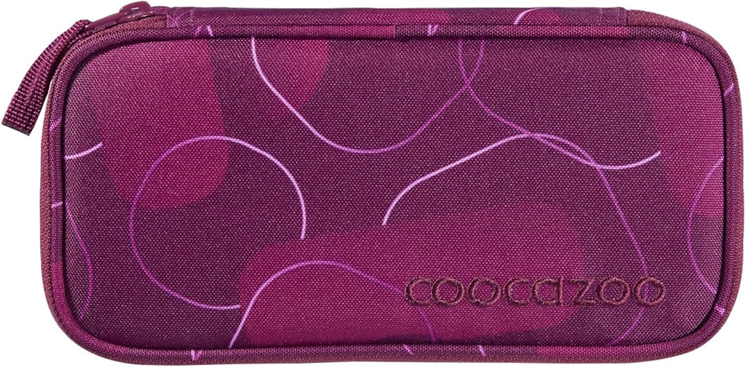 coocazoo Schulrucksack-Set Mate „Berry Bubbles & Follow Me“ 3-teilig, lila-rosa, ergonomischer 30L T