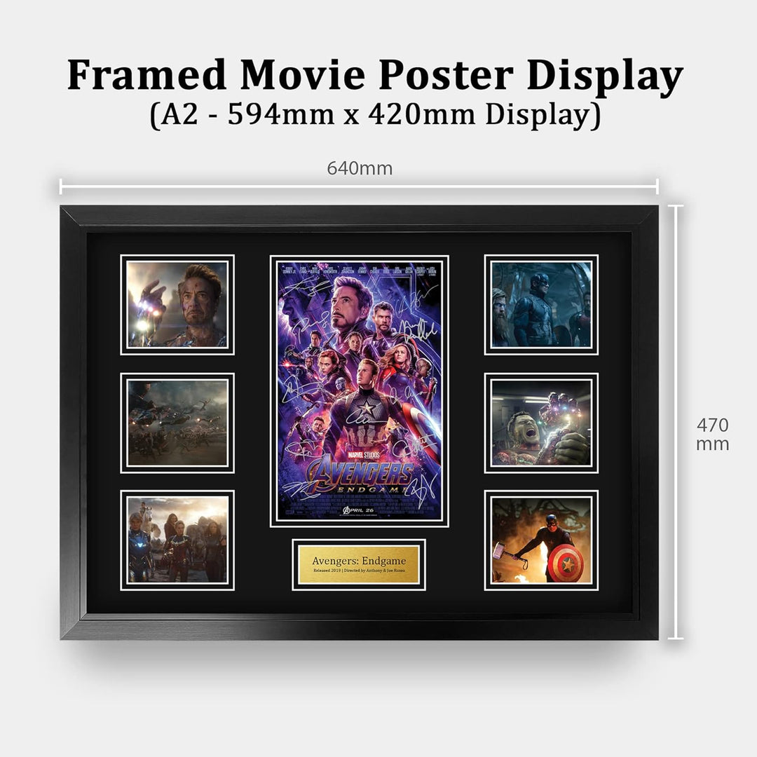 HWC Trading Avengers Endgame Robert Downey Jr Geschenke Geducktes Signiertes Autogramm Präsentations