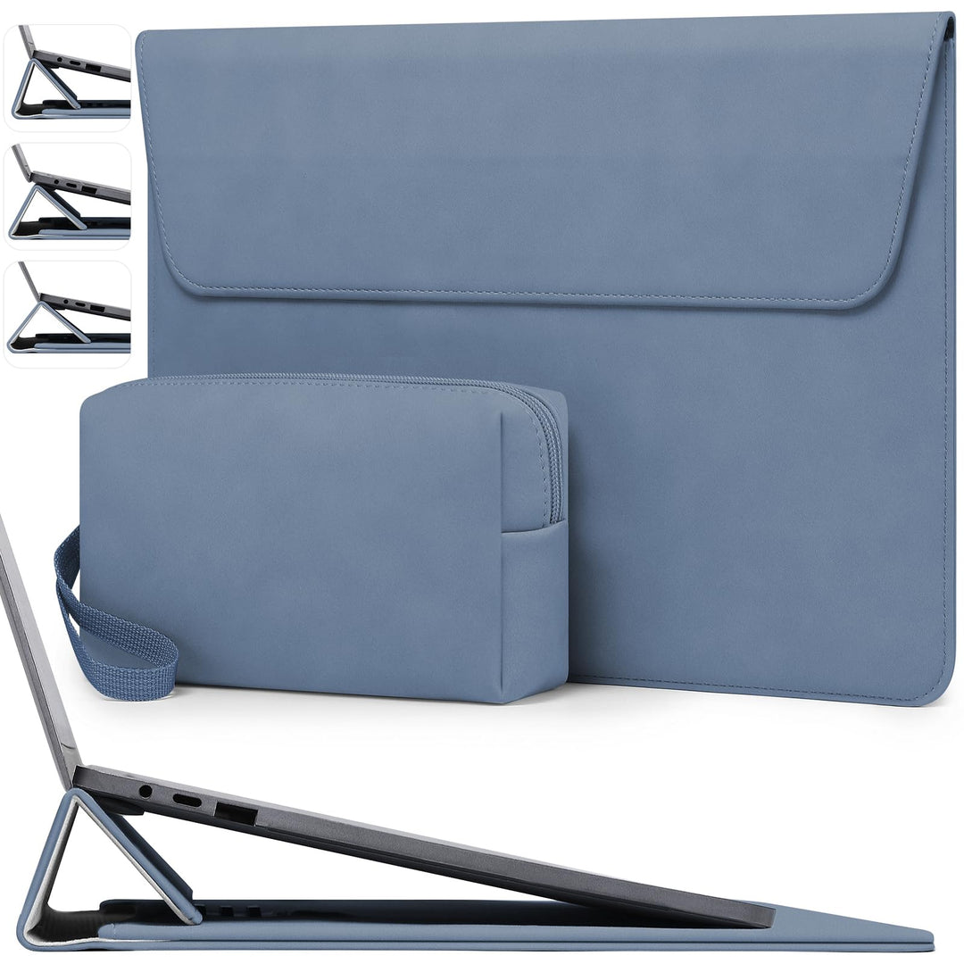 HYZUO 13 Zoll Laptop Hülle Tasche mit Einstellbarer Ständer für MacBook Air 13 M5 A3449 M4 M3 M2 M1