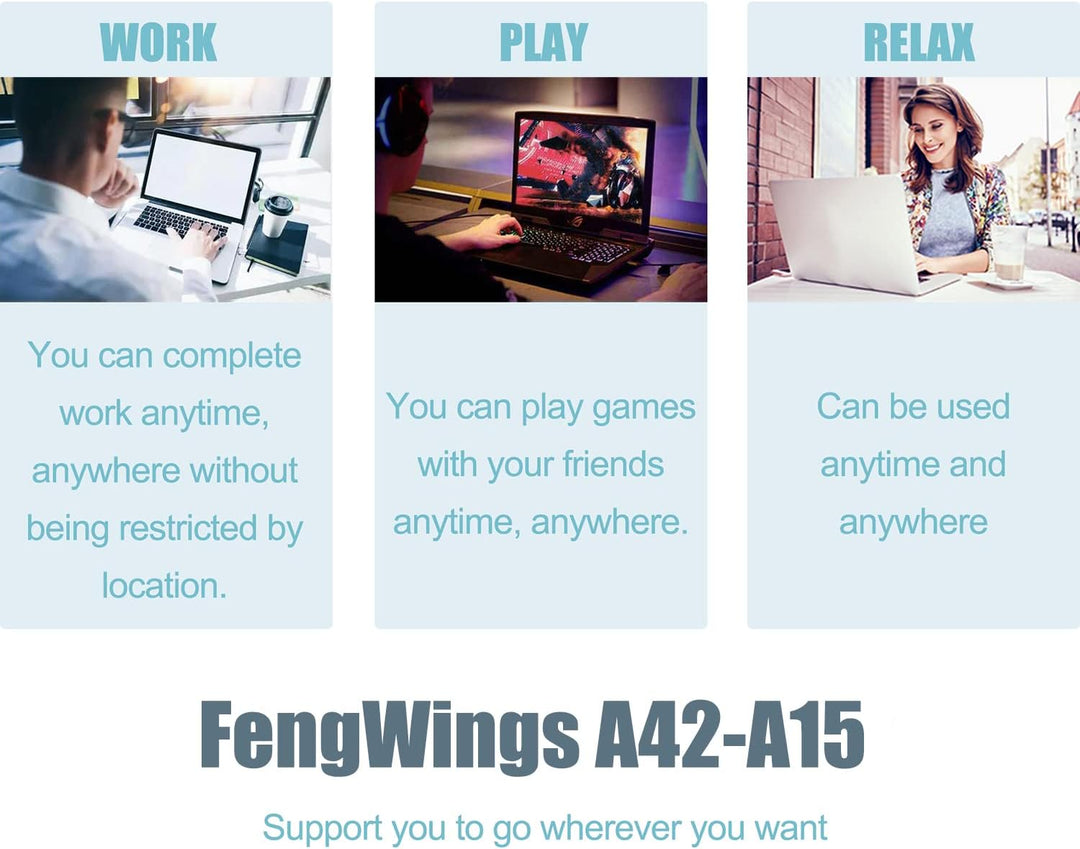 FengWings 14.4V 4400mAh A42-A15 Ersetzen Laptop akku für Medion Akoya E6222 E7219 MD97874 MD97877 MD