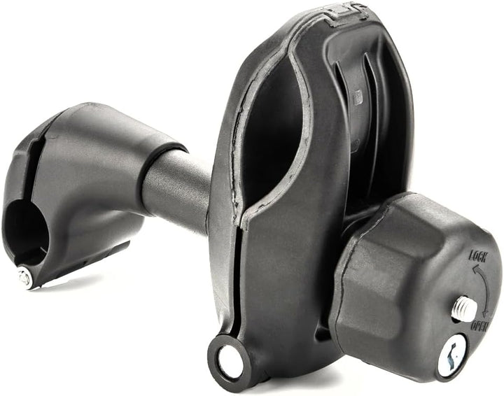 LST Rahmenhalter für Fahrradträger Radhalter 21 cm U-Bügelrohr Ø 25 mm abschliessbar