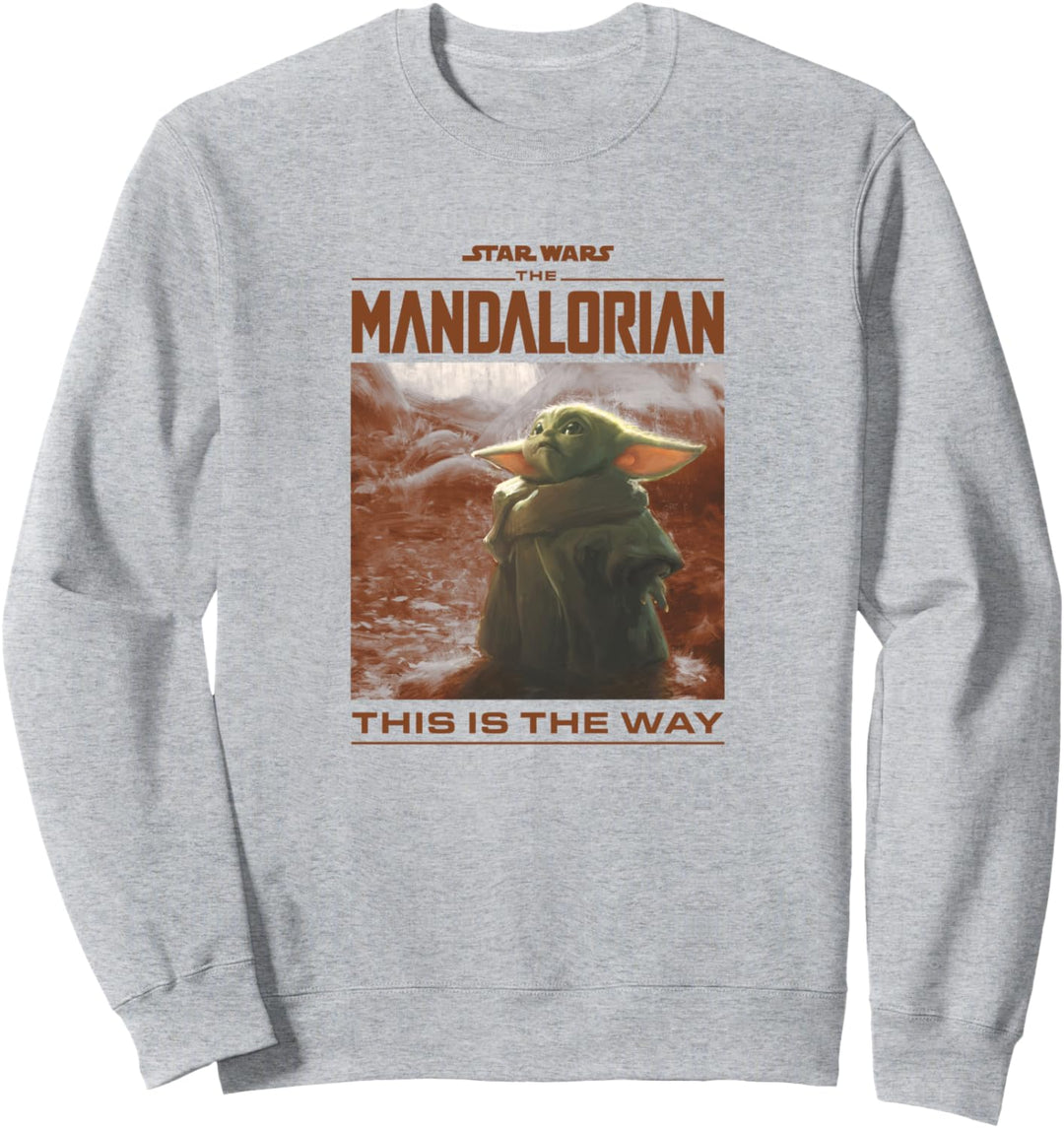 Star Wars: The Mandalorian The Child This Is The Way Poster Sweatshirt