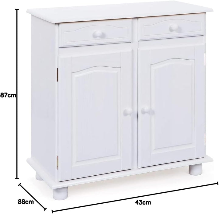 Inter Link – Landhausstil Kommode – Sideboard – Sideboard Buffet – Landhausstil – Beistellschrank -