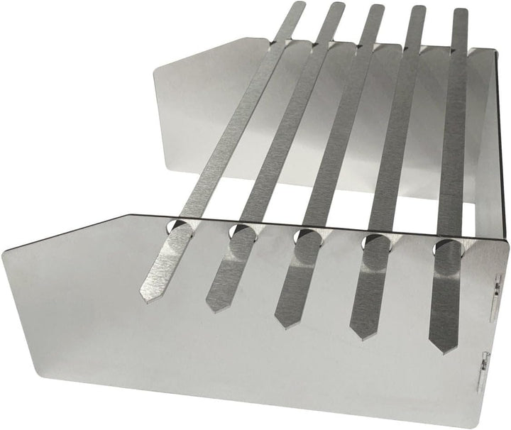 BABOSSA Wind und Spritzschutz Broil King Sizzle Zone aus massivem Edelstahl | 2mm rostfreier V2A Ede