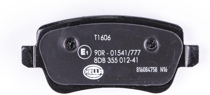 HELLA PAGID 8DB 355 012-411 Bremsbelagsatz - T1606 - Dicke/Stärke: 16.8mm - Bremssystem: Lucas - nic