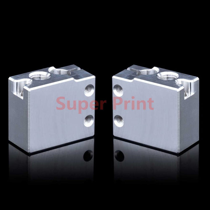 Super Print 2PCS Volcano Heizblock Heater Block Precision Aluminum with Silicone Sock For Volcano Ho