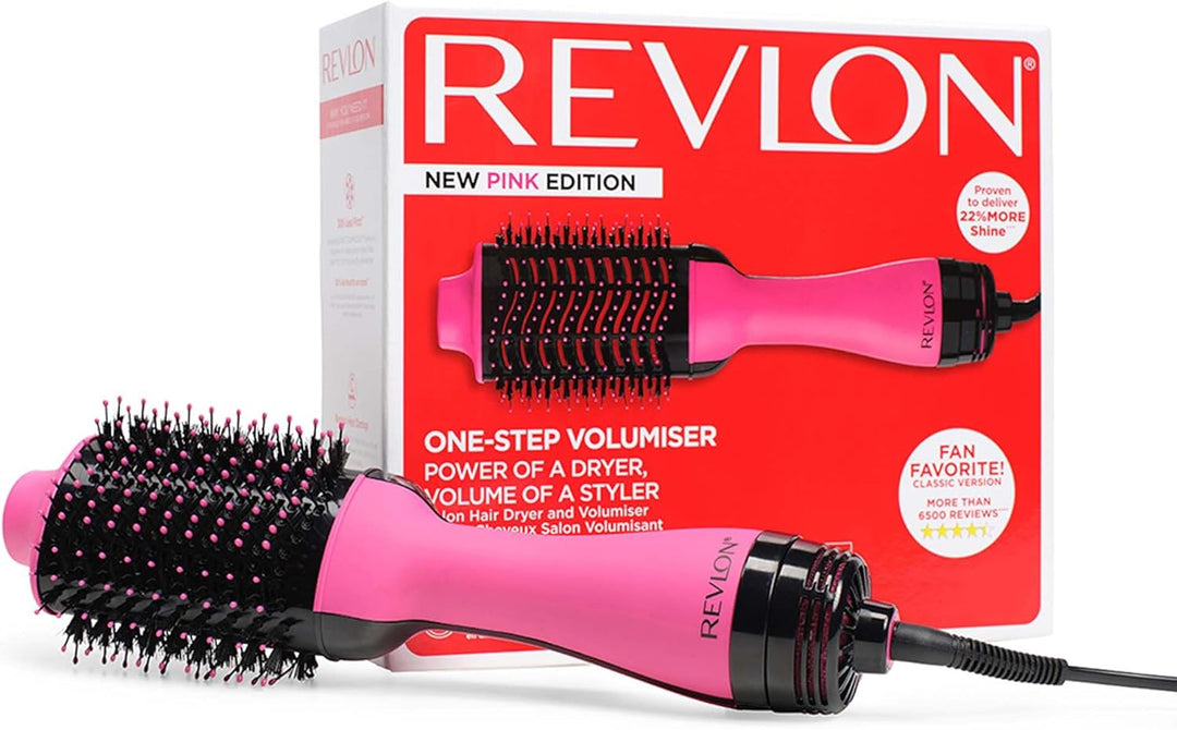Revlon Salon One-Step Haartrockner und Volumiser – Neue Pink Edition (One-Step, IONEN- und KERAMIKTE