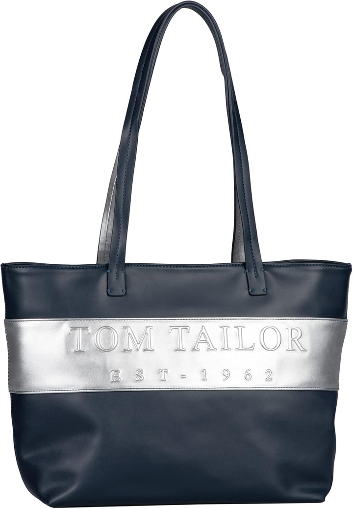 Tom Tailor and Denim Tom Tailor Bags Damen Renee Shopper XL, Mixed Blue