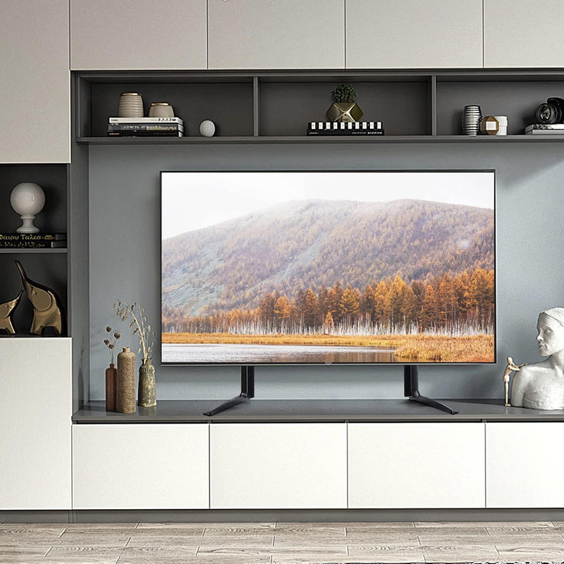 RFIVER Universal TV Standfüsse Füsse Fernseher Beine für 20-65 Zoll Flach Curved TV Ständer Standfus