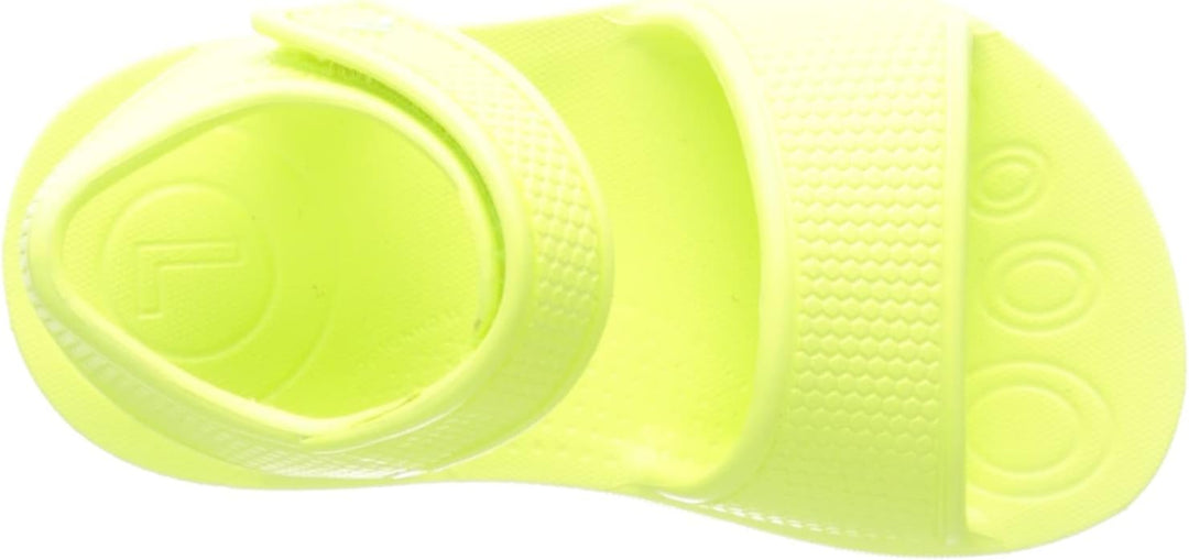 Fitflop Unisex Kinder Iqushion Kids Ergonomic Back Strap SandalSandale 25 EU Electric Yellow, 25 EU