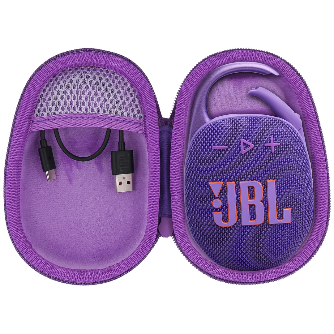 co2CREA Hart Reise Schutz Hülle Etui Tasche für JBL Clip 5 /JBL Clip 4 / JBL Clip 4 Eco Tragbare Blu