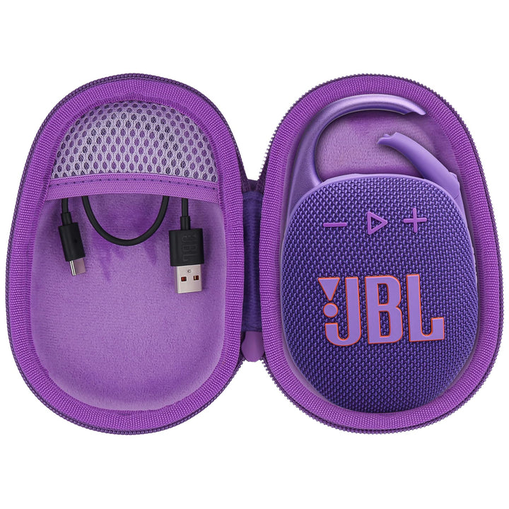 co2CREA Hart Reise Schutz Hülle Etui Tasche für JBL Clip 5 /JBL Clip 4 / JBL Clip 4 Eco Tragbare Blu