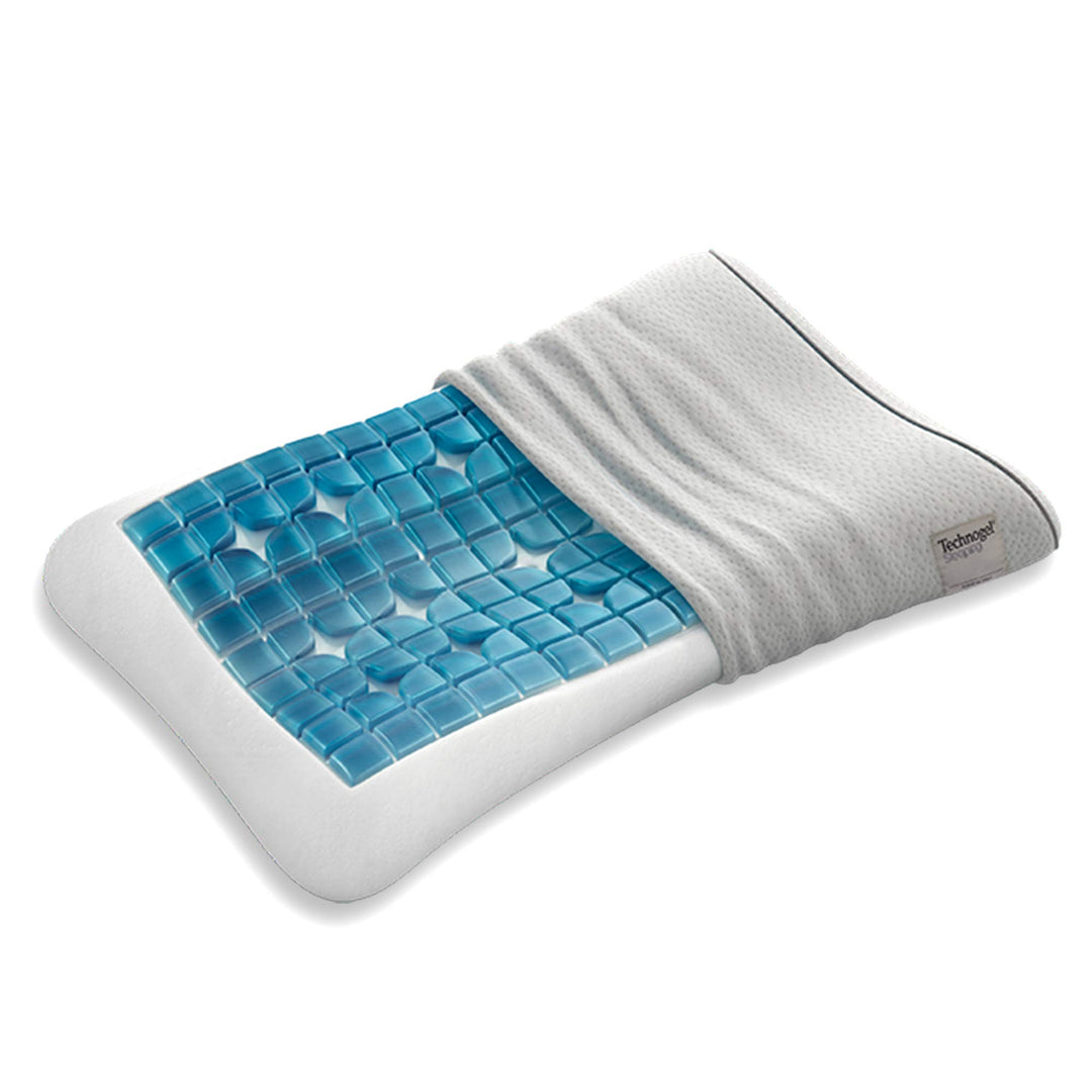 Technogel® Anatomic Curve Orthopädisches Nackenstütz-Kopfkissen – Patentiert, Schadstofffrei & Zerti
