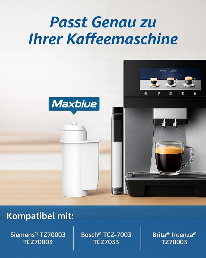 Maxblue Ersatz Filter für Siemens® EQ Series EQ6 EQ9 S700 EQ500, TZ70003, Brita® Intenza 1016723 575