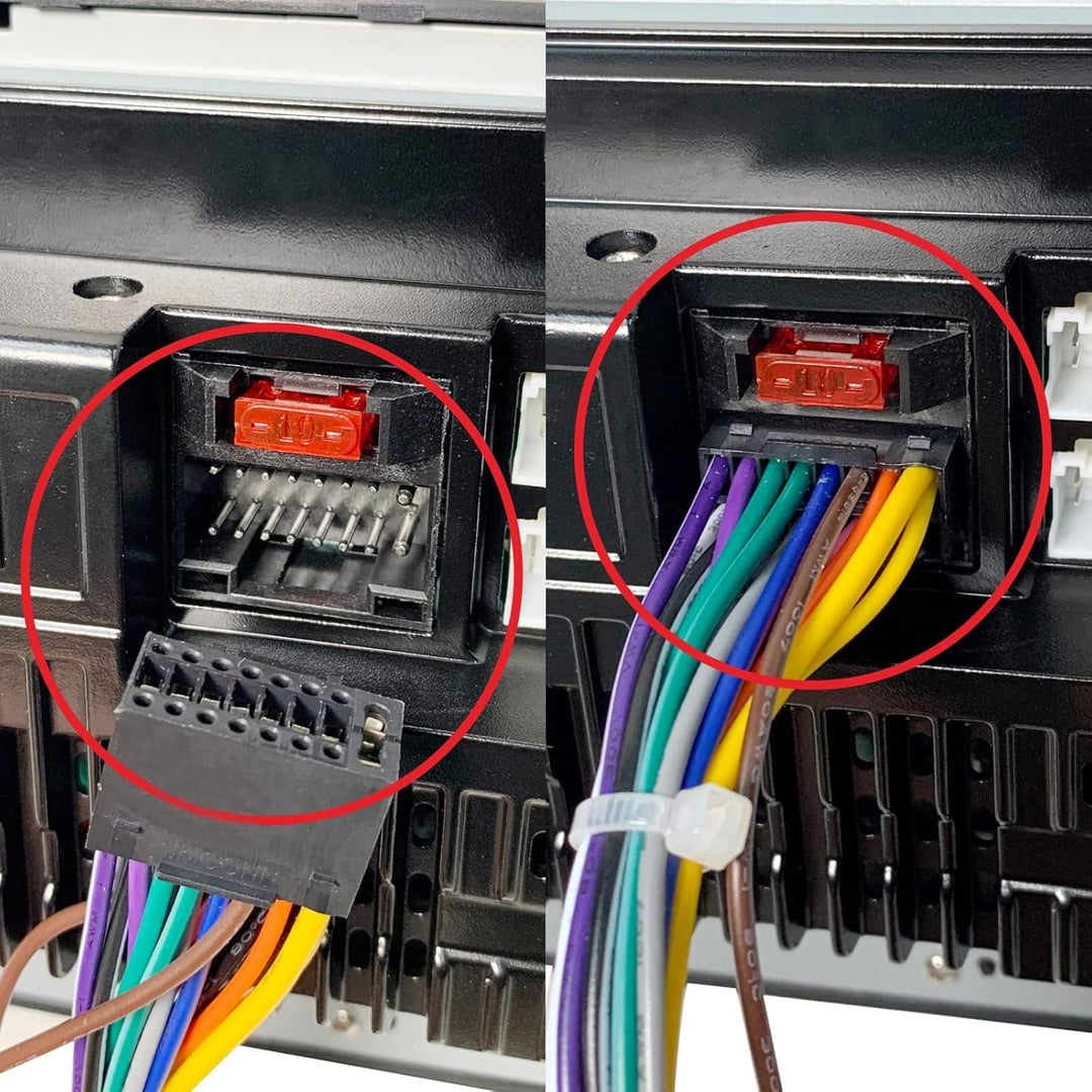 52 Pin Autoradio Kabelbaum Kompatibel mit VW (2015+ Modelle) – Für Golf, Jetta, Passat, CC, EOS, Tig