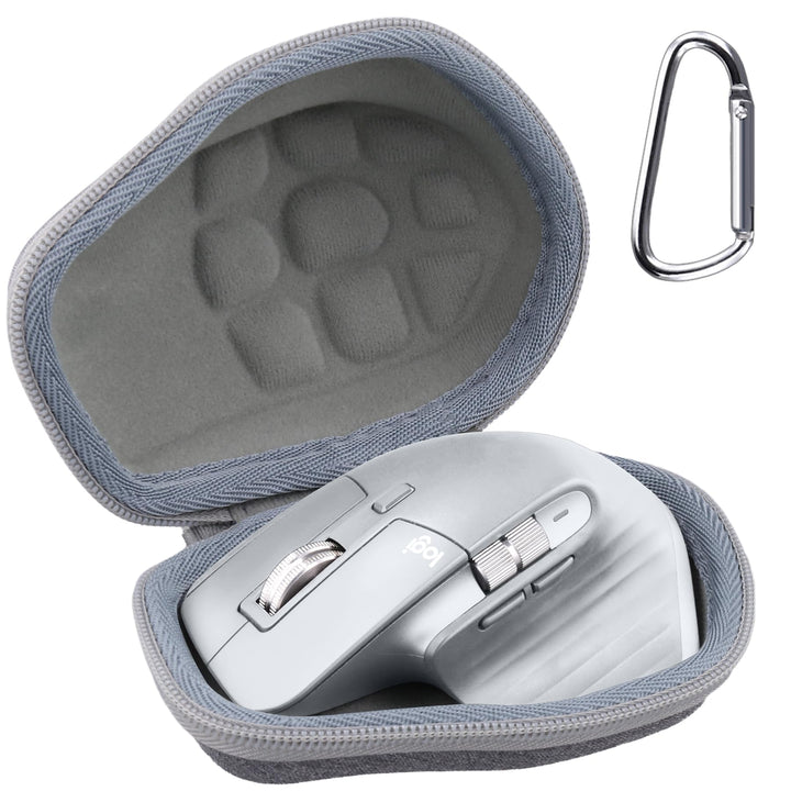 Aenllosi Hartschalen-Schutzhülle für kabellose Logitech MX Master 4/3/3S/2S-Maus, Grau (nur Hülle),