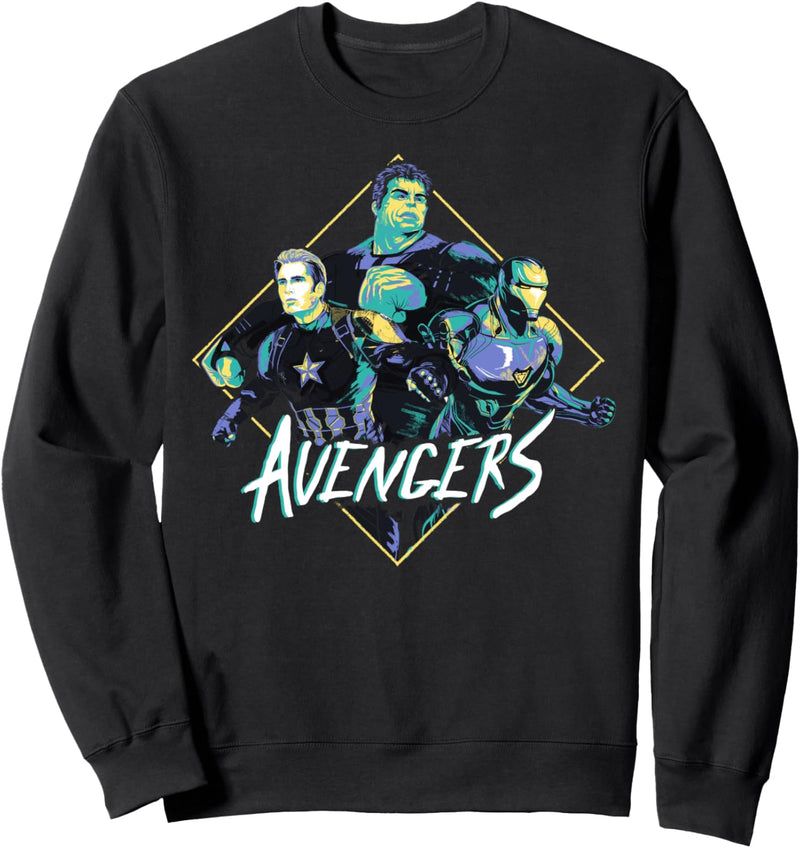 Marvel Avengers Neon Portrait Sweatshirt