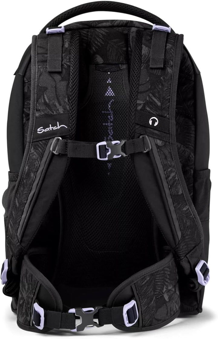 satch pack Schulrucksack Set 3 teilig ab 5. Klasse ergonomisch 30L Stauraum mit Schlamperbox Sportbe