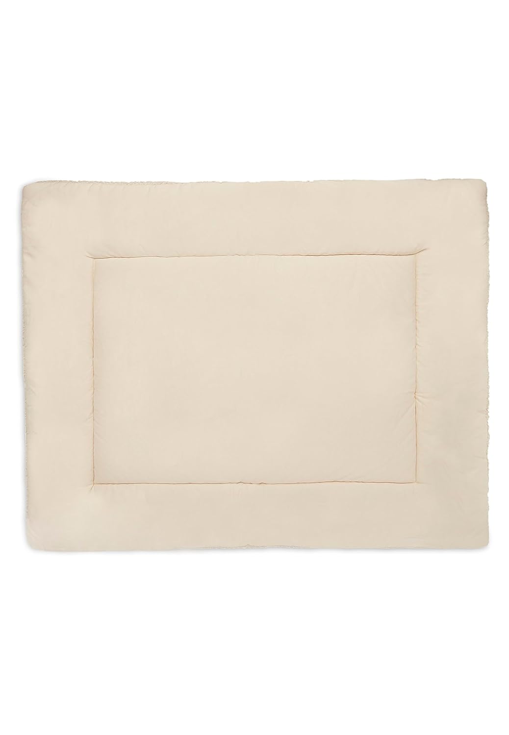 Jollein Krabbeldecke für Baby - Boucle, Naturel - Laufgittereinlage - 75x95 cm - Spieldecke Baby - C