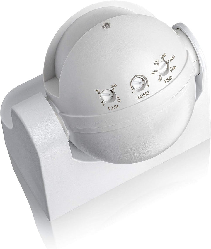 SEBSON® Bewegungsmelder Aussen IP54-2er Set - Aufputz, HF Sensor programmierbar, 15m/ 180°, LED geei