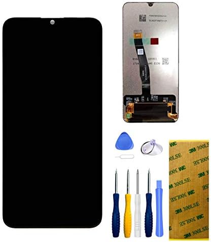 Xlhama LCD-Touchscreen Kompatibel für Huawei P Smart [2019] Schwarz Komplett Montierte Ersatzreparat