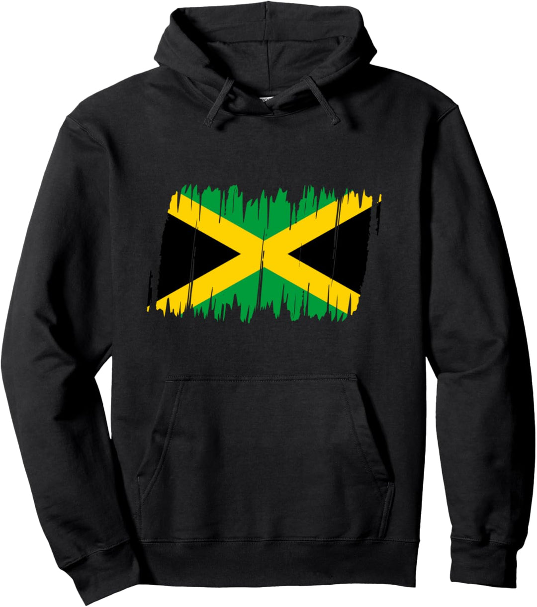 Jamaican flag Jamaica Pride Roots Vintage Gift Pullover Hoodie