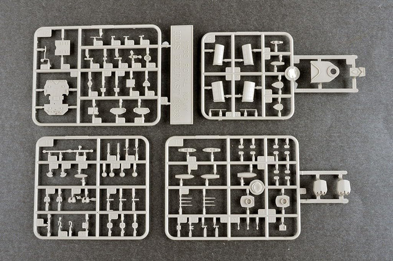 Trumpeter 6702 1/700 HMS Belfast, 1959 Modellbausatz