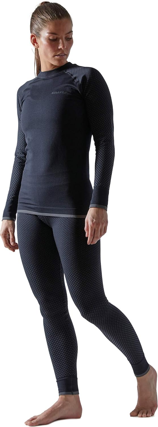 Craft Damen ADV Warm Fuseknit Intensity Ls W Oberteile L Schwarz, L Schwarz